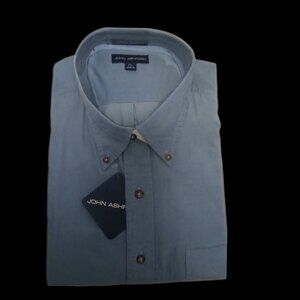 John Ashford corduroy Button down XL shirt